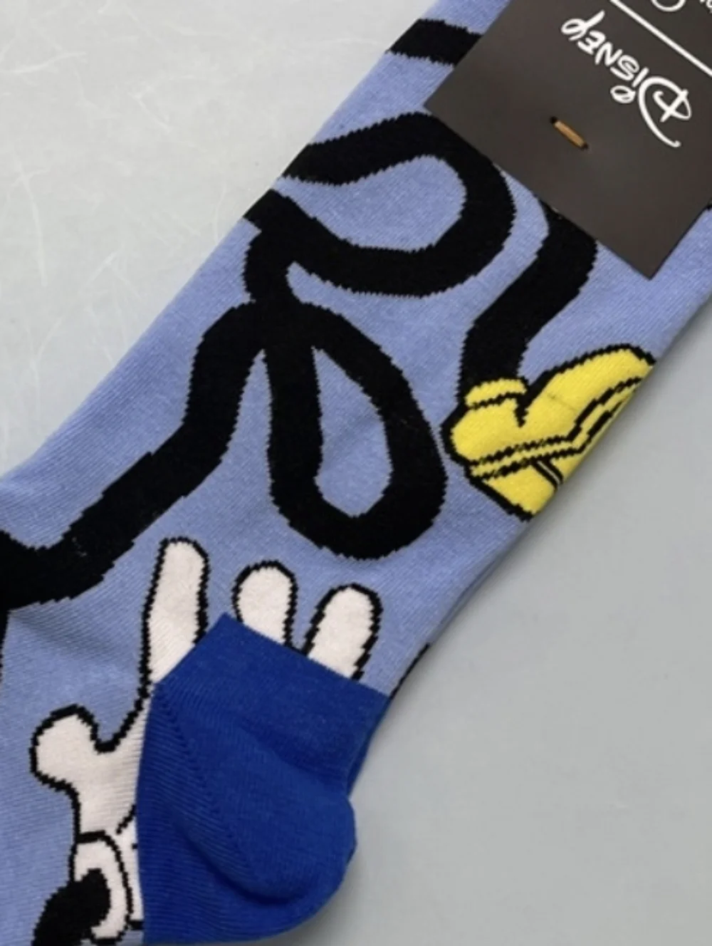 Disney Light Blue Happy Socks Crew Socks